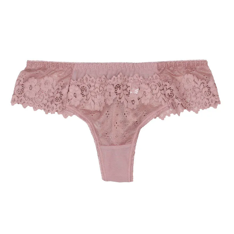 Floral Pattern Lace Panty