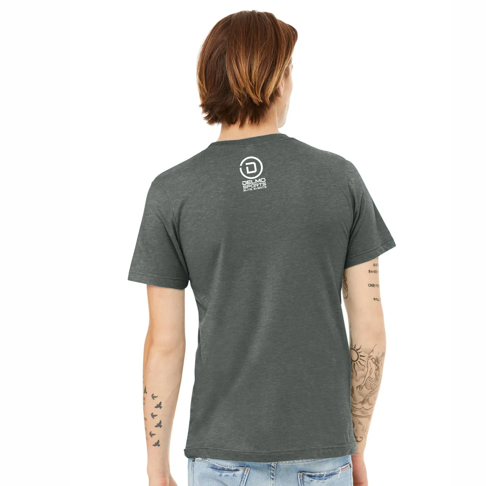 TRI AC Unisex Fashion Tee - Deep Heather - Collegiate